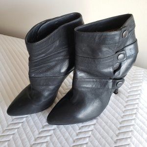 Sigerson Morrison Black Ankle Boots Size 8.5